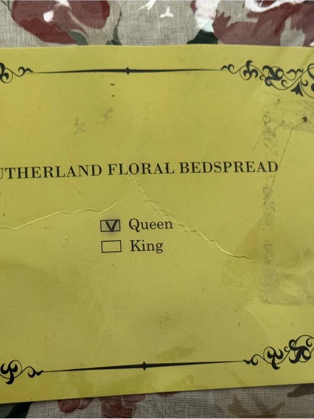 Ralph Lauren inspired Sutherland Floral queen Bedspread